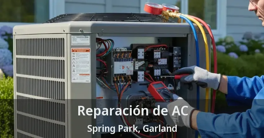 Reparación de AC Spring Park, Garland - TX Reparación de AC Spring Park, Garland - TX