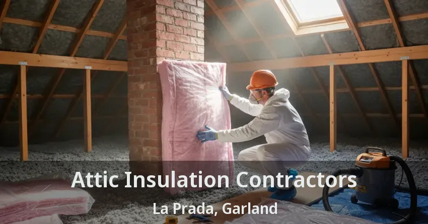 Attic Insulation Contractors La Prada, Garland - TX