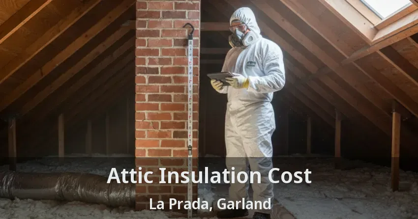 Attic Insulation Cost La Prada, Garland - TX