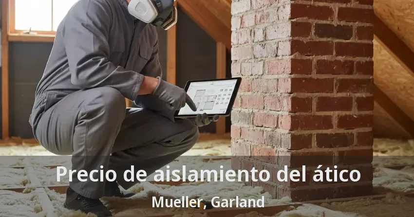 Precio de aislamiento del ático Mueller, Garland - TX