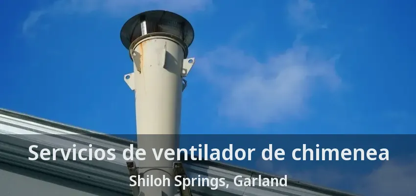 Servicios de ventilador de chimenea Shiloh Springs, Garland - TX