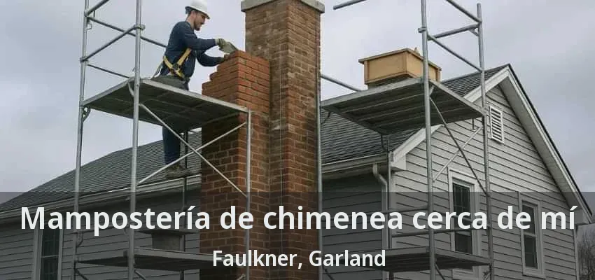 Mampostería de chimenea cerca de mí Faulkner, Garland - TX