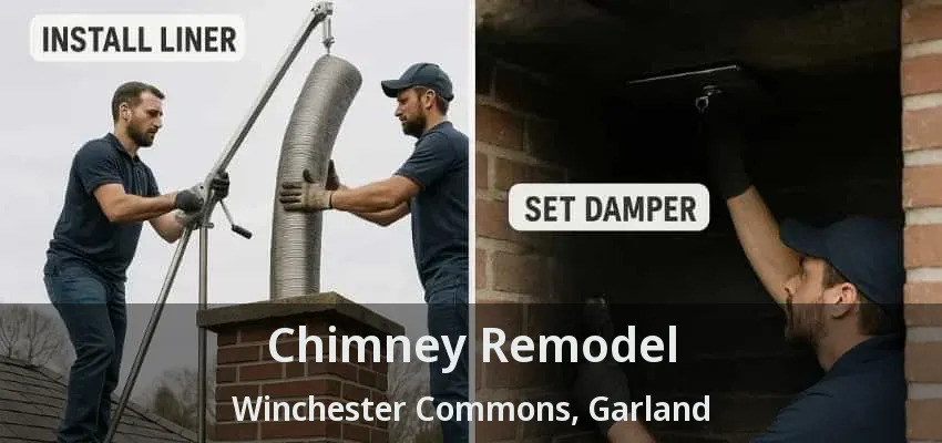 Chimney Remodel Winchester Commons, Garland - TX