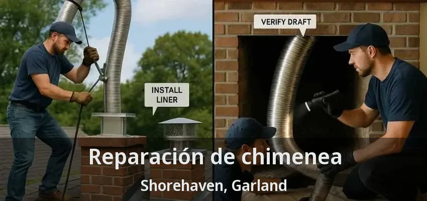 Reparación de chimenea Shorehaven, Garland - TX