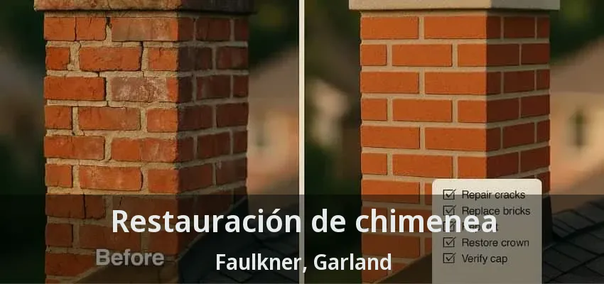 Restauración de chimenea Faulkner, Garland - TX Restauración de chimenea Faulkner, Garland - TX
