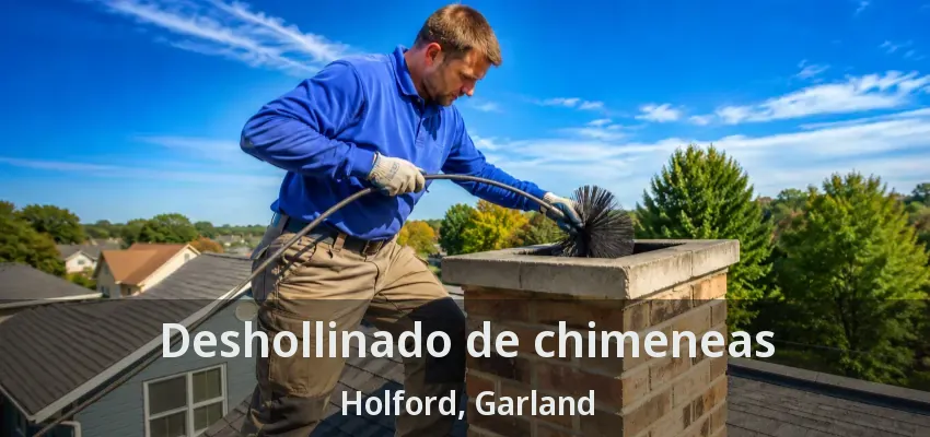 Deshollinado de chimeneas Holford, Garland - TX
