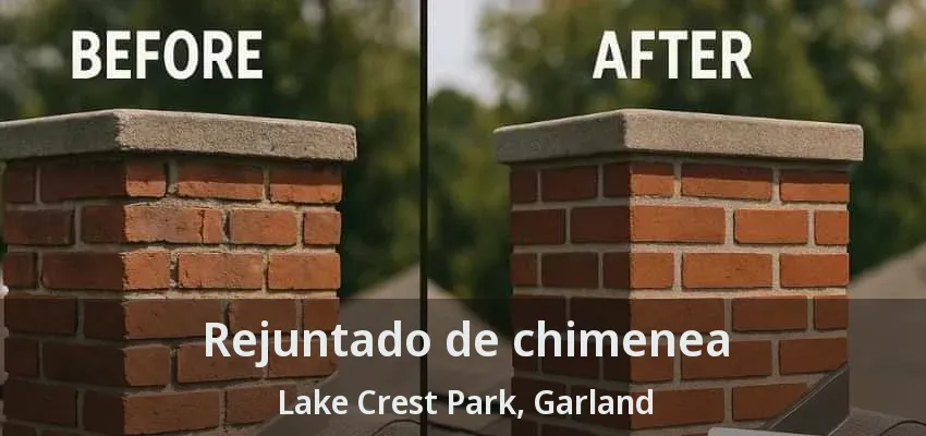 Rejuntado de chimenea Lake Crest Park, Garland - TX
