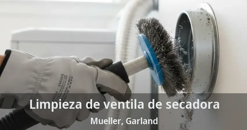 Limpieza de ventila de secadora Mueller, Garland - TX