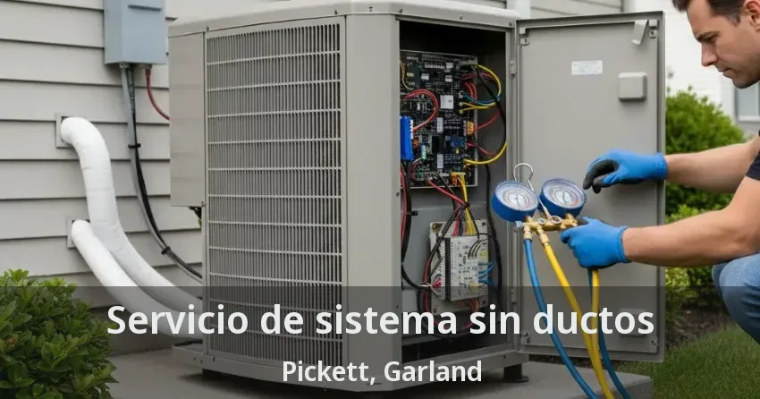 Servicio de sistema sin ductos Pickett, Garland - TX Servicio de sistema sin ductos Pickett, Garland - TX