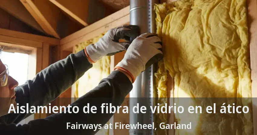 Aislamiento de fibra de vidrio en el ático Fairways at Firewheel, Garland - TX