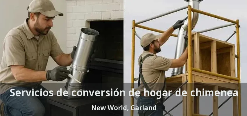 Servicios de conversión de hogar de chimenea New World, Garland - TX Servicios de conversión de hogar de chimenea New World, Garland - TX