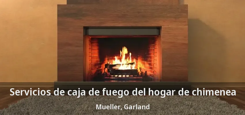 Servicios de caja de fuego del hogar de chimenea Mueller, Garland - TX