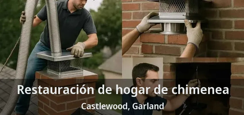 Restauración de hogar de chimenea Castlewood, Garland - TX