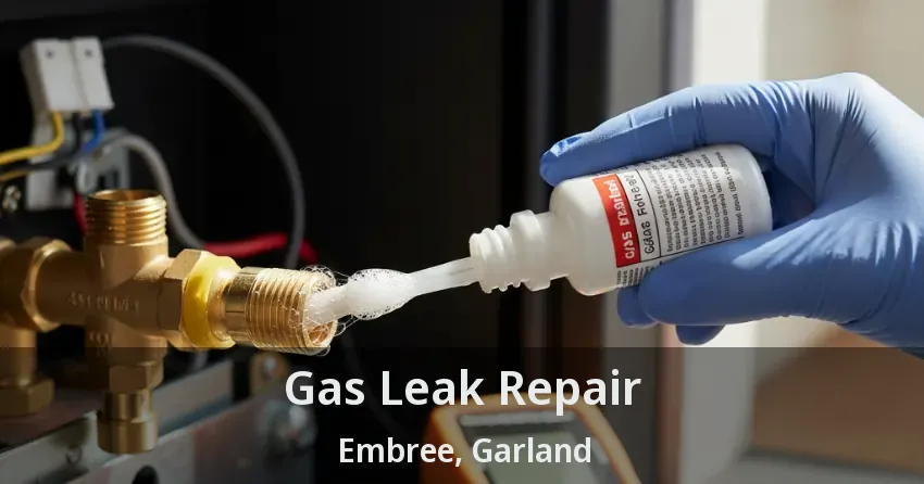 Gas Leak Repair Embree, Garland - TX