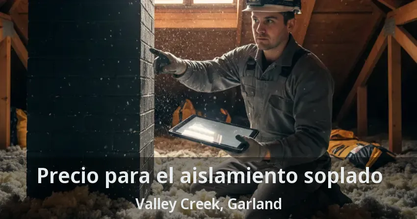 Precio para el aislamiento soplado Valley Creek, Garland - TX Precio para el aislamiento soplado Valley Creek, Garland - TX