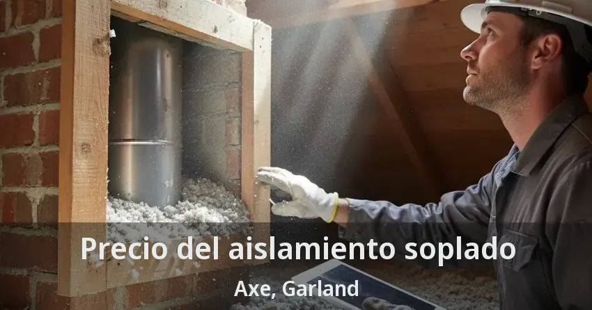 Precio del aislamiento soplado Axe, Garland - TX