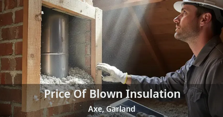 Price Of Blown Insulation Axe, Garland - TX