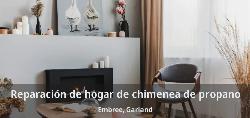 Reparación de hogar de chimenea de propano Embree, Garland - TX