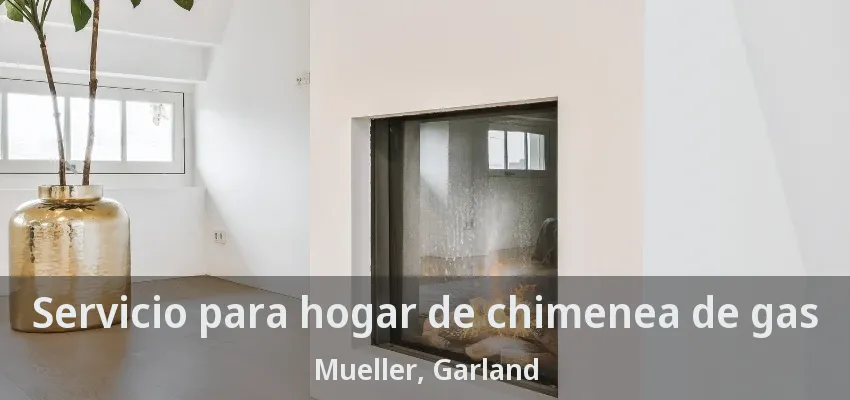 Servicio para hogar de chimenea de gas Mueller, Garland - TX